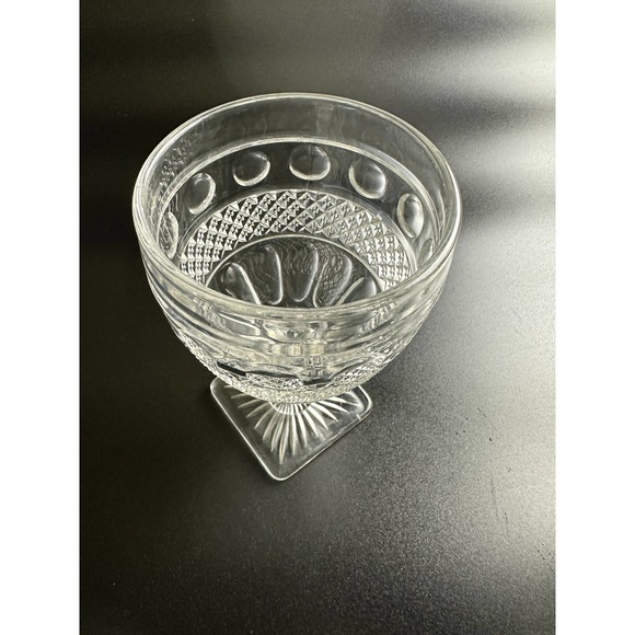 Charming Vintage 1960s Clear Glass Goblets (Set of 3) Park Lane By Colony Glass - Picture 6 of 11